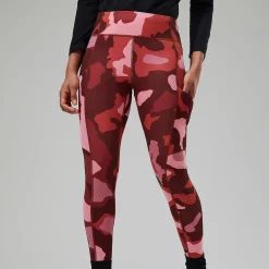Berghaus Zannia 7/8 Leggings für Damen - Rot/Braun/Pink-Damen Leggings
