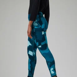 Berghaus Zannia 7/8 Leggings für Damen - Türkis/Dunkelblua-Damen Leggings