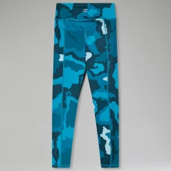 Berghaus Zannia 7/8 Leggings für Damen - Türkis/Dunkelblua-Damen Leggings